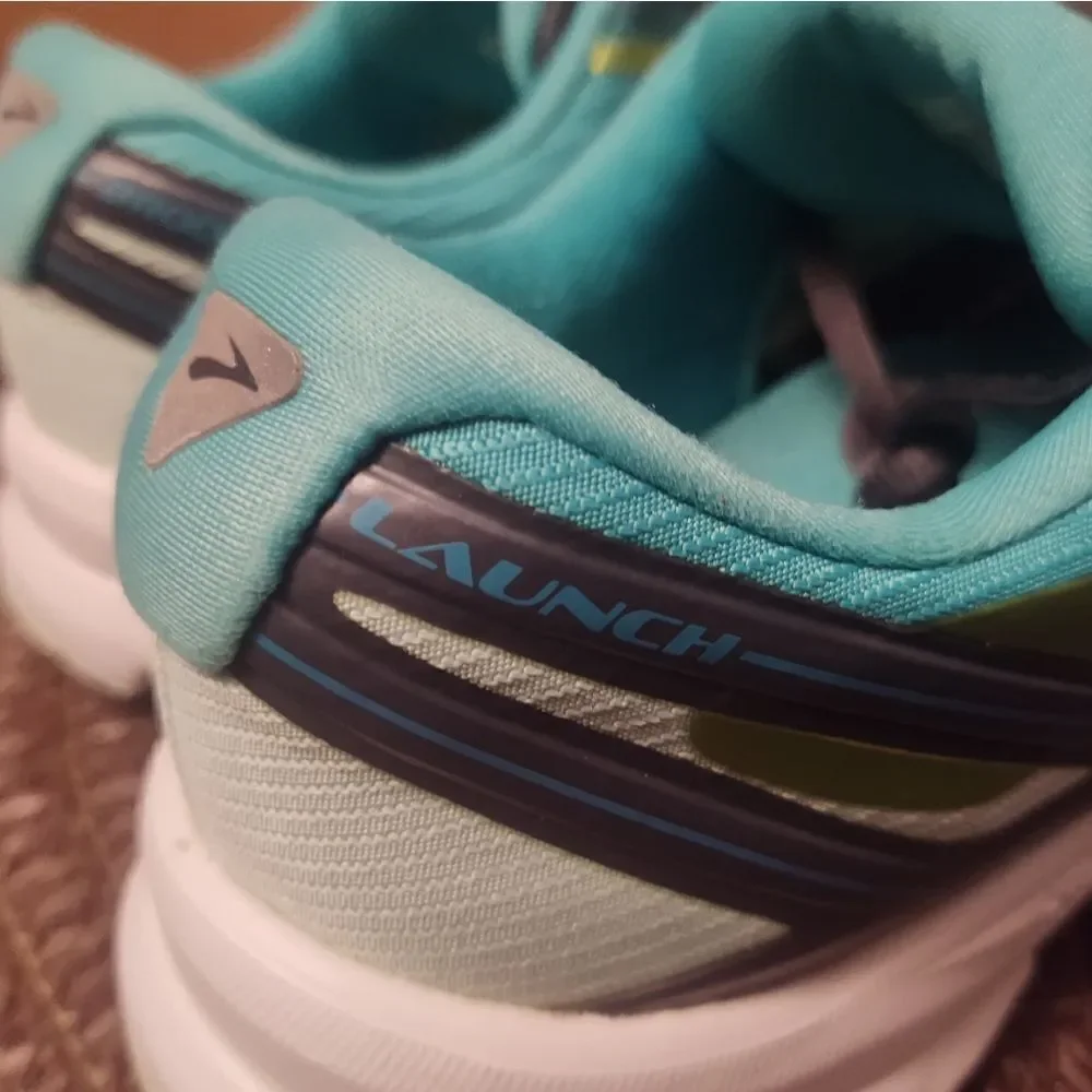 Brooks Launch 4 Women's Running Shoes Gray Green